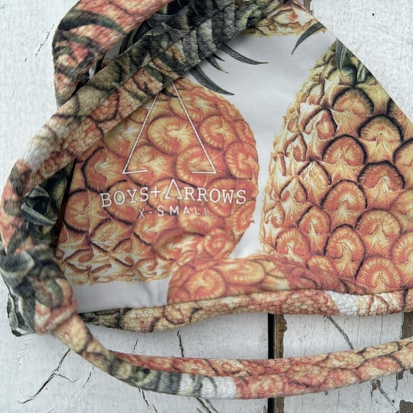 Boys + Arrows Dylan Bikini Top in Piña Colada - Picture 5 of 5